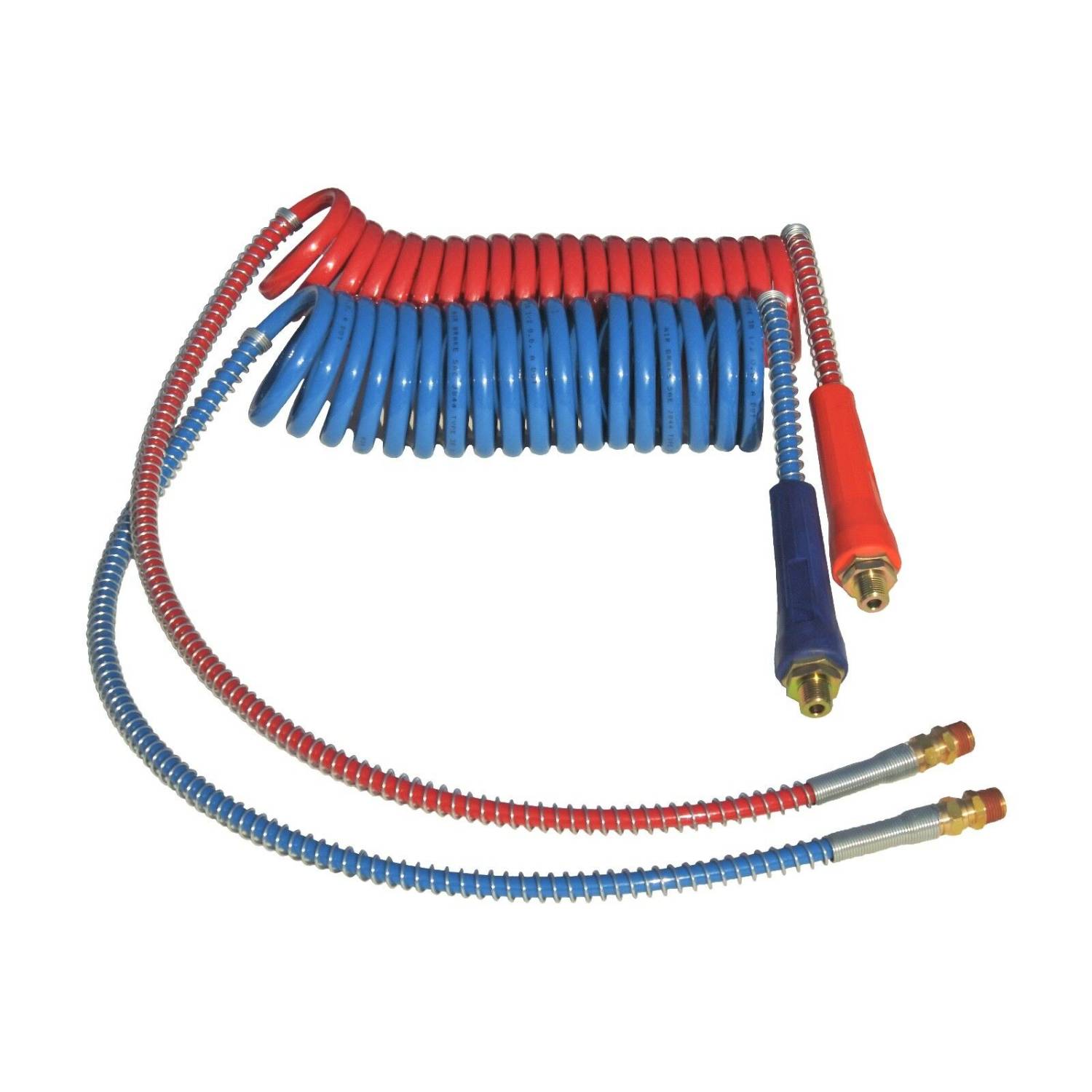 Nylon Coiled Air Line Set with Dura Grips