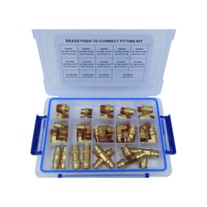 Assorted Nylon Tubing Connector Kit, DOT Approved
