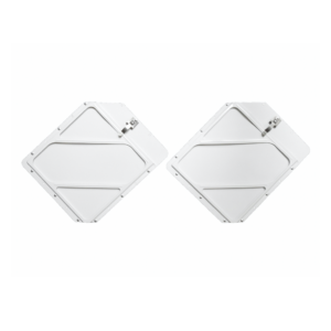 Tagboard Placard Holder 2 Clipped Corners 2 Pack White