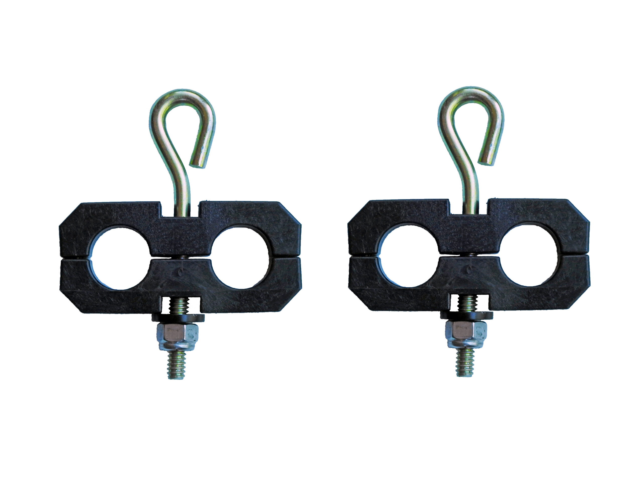 Road Superior Truck Parts Pair of 2 Hole Hose Clamps